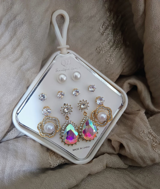 Lot de 5 boucles (Fantaisie)