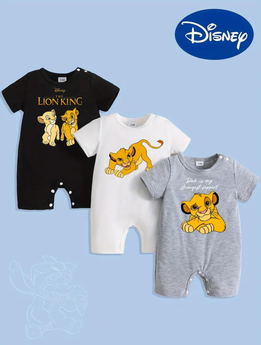 Barboteuse le roi Lion,bébé 6-9Mois (coloris au choix)