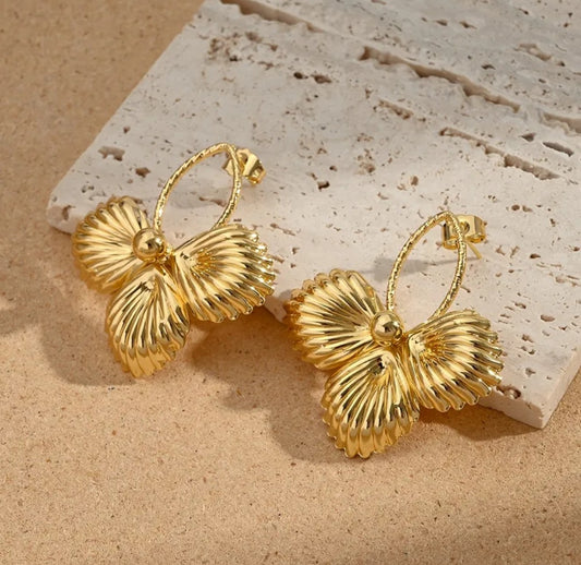 Boucle d'oreille or (Acier)