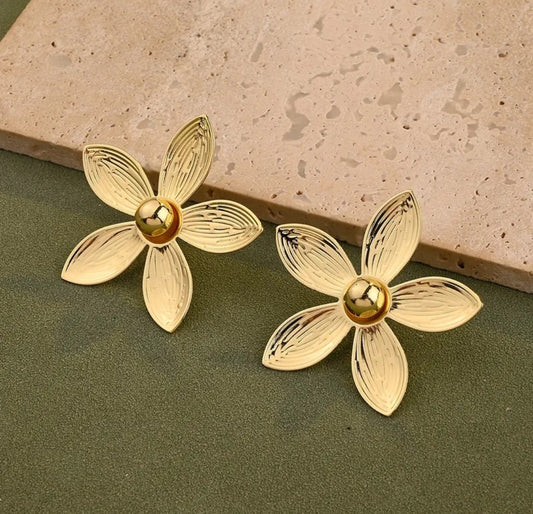 Boucle d'oreille or (Acier)