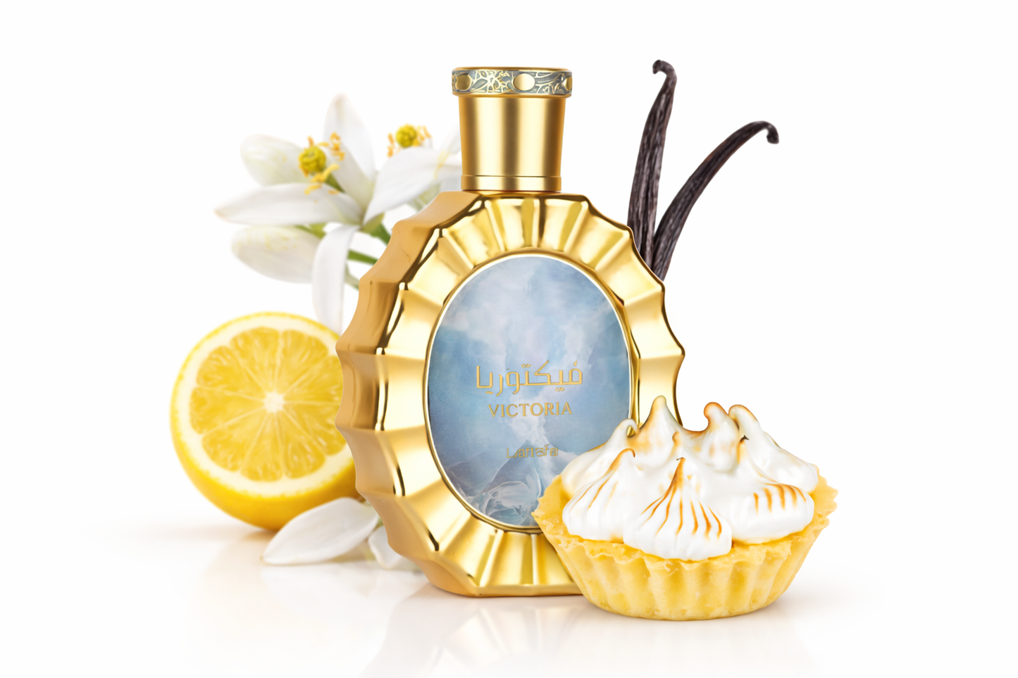 Parfum Victoria Lattafa 100ml – Eau de Parfum femme gourmande vanille citron